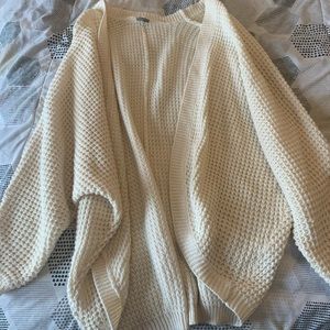 Cream Charlotte Russe oversized sweater